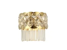 NEWPORT 8300 8303/A gold polished , Бра , Gold polished Clear crystal L25*H21*Sp14 cm G9 3*40W