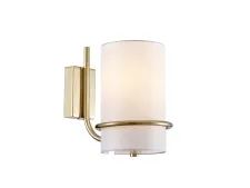 NEWPORT 4630 4631/A gold , Бра , Gold Shade white L14,5*H23*Sp22 cm E14 1*40W