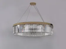 NEWPORT 10110 10110+6/C gold , Люстра, Gold Clear crystal D110*H23/250 cm E14 16*40W