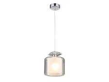 NEWPORT 4400 4401/S chrome , Подвесной светильник, Chrome Clear crystal Clear glass D15*H19/269 cm E14 1*40W