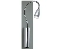 NEWPORT 14800 14801/A LED сhrome , Бра, Chrome L3.2*H46*Sp4.6/гибкая часть 28.5 cm LED 1*3W