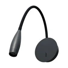 Бра 3W 160LM 3000K, черный Omega Lightstar 200337