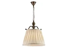 NEWPORT 31500 31501/S black brass , Подвесной светильник, Black brass Shade beige D35*H39/150 cm Е27 1*40W