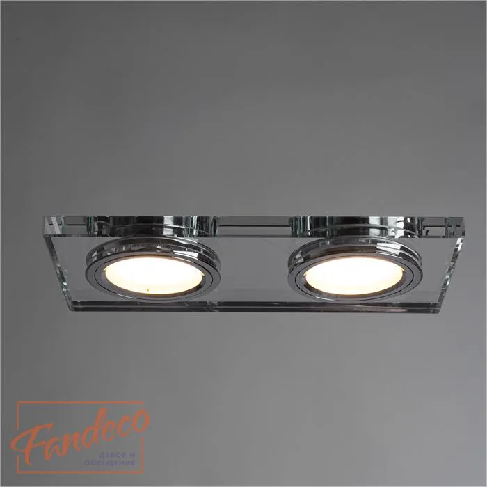 Точечный встраиваемый светильник Arte Lamp SPECCHIO A5956PL-2CC | Дом Декора