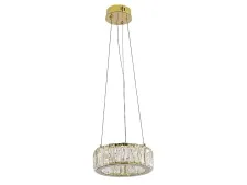 NEWPORT 8240 8240N/20 gold , Люстра, Gold Clear crystal D20*H7,6/500 cm LED 12W 1320Lm 3100-4000К
