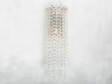 NEWPORT 10900 10902/A , Бра, Nickel Clear crystal L15*H50*Sp15 cm G9 2*40W