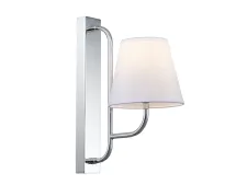 NEWPORT 4640 4641/A chrome , Бра , Chrome Shade white L14*H35*Sp24.5 cm E14 1*40W