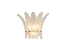 NEWPORT 8800 8803/A gold white , Бра, Gold Clear glass with white sand L35*H25*Sp22 cm G9 3*40W
