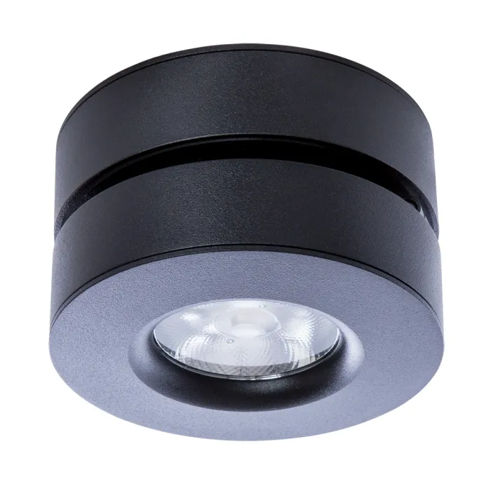 Точечный накладной светильник Arte Lamp VELA A2511PL-1BK | Дом Декора