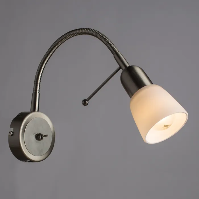 Бра Arte Lamp LETTURA A7009AP-1SS | Дом Декора