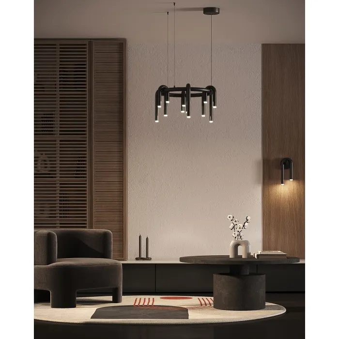 Настенный светильник Arte Lamp WARHOL A3258AP-6BK | Дом Декора