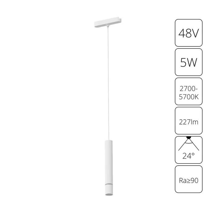 Магнитный трековый светильник Arte Lamp RAPID SMART A2959PL-1WH | Дом Декора