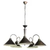 Подвесная люстра Arte Lamp BEVEL A9330LM-5BR | Дом Декора