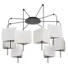 Подвесная люстра Arte Lamp TRIXIE A7084SP-8BK | Дом Декора