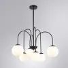 Люстра на штанге Arte Lamp MEBSUTA A1675LM-6BK | Дом Декора