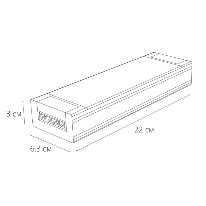 Блок питания 48V 300W 5.2А Arte Lamp PRO A481505 | Дом Декора