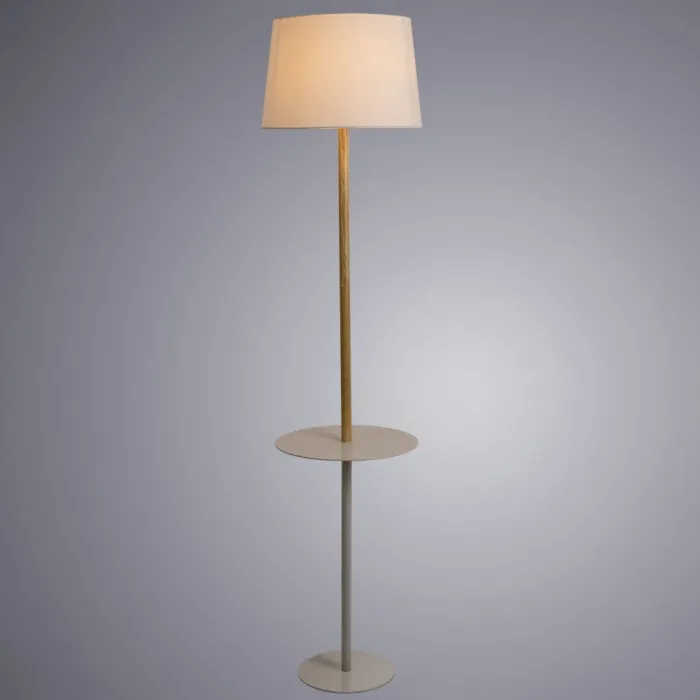 Торшер Arte Lamp CONNOR A2102PN-1WH | Дом Декора