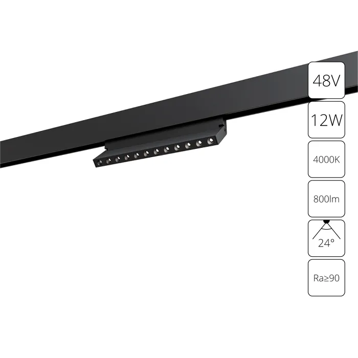 Магнитный трековый светильник Arte Lamp EXPERT A5726PL-1BK | Дом Декора