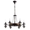 Подвесная люстра Arte Lamp CARTWHEEL A4550LM-6CK | Дом Декора