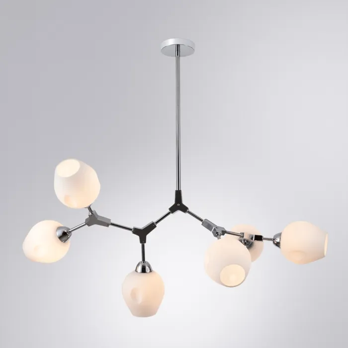 Люстра на штанге Arte Lamp YUKA A4103SP-6CC | Дом Декора