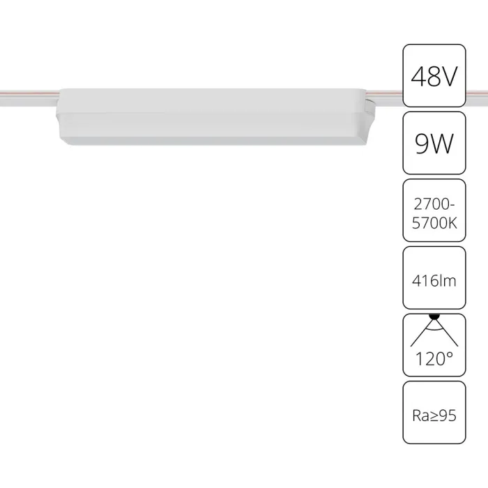 Магнитный трековый светильник Arte Lamp RAPID SMART A2953PL-1WH | Дом Декора