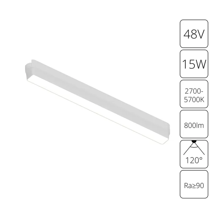 Магнитный трековый светильник Arte Lamp RAPID SMART A2968PL-1WH | Дом Декора
