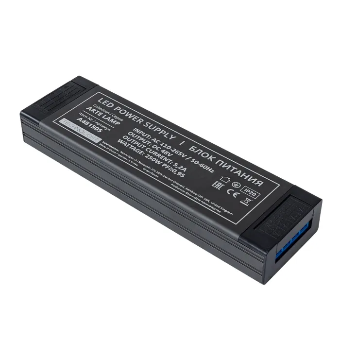 Блок питания 48V 300W 5.2А Arte Lamp PRO A481505 | Дом Декора
