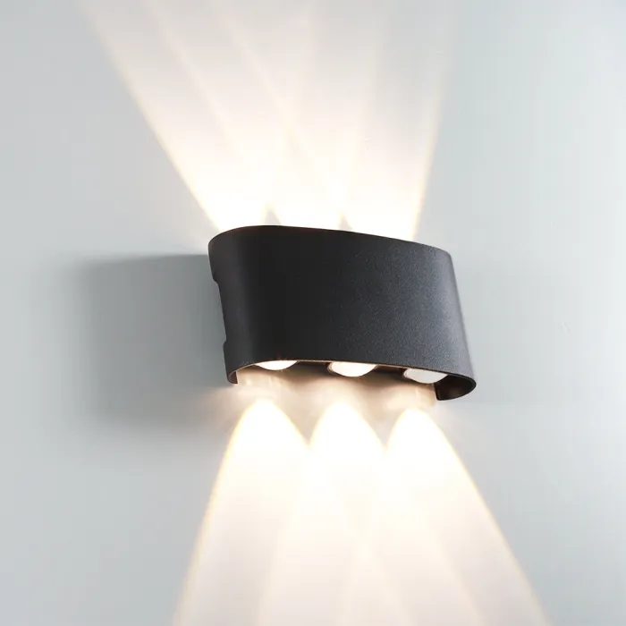 Фасадный светильник ARTE LAMP BOSTO A3122AL-6BK | Дом Декора