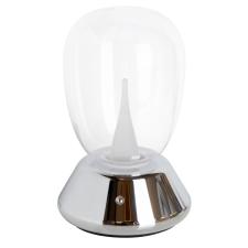 Декоративные настольная лампа диммируемая 10w 3000k прозрачный/хром uovo iii lightstar 807904