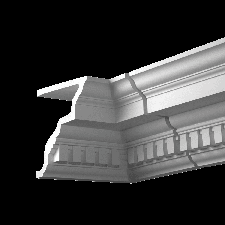 Фасадная лепнина внутренний угол 4.01.222 Европласт
