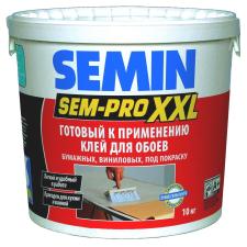 Готовый клей для обоев на флизелиновой или бумажной основе SEMIN / SEM-PRO XXL / 10000 г