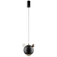 Светильник подвесной Crystal Lux AMIGO SP LED BLACK