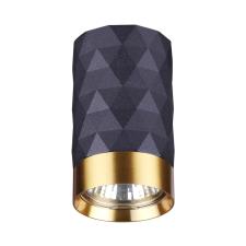 4287/1C HIGHTECH ODL22 329 черный/золотистый/металл Потолочный светильник IP20 LED GU10 max 10W AD ASTRUM