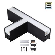 359611 OVER NT25 070 черный Светильник соединитель «Т» с переключ. цв. температуры IP20 LED 12W 220-240V 3000К\4000К\6000К FATTO